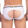 Barcode Berlin Backless PRIDE Blanc